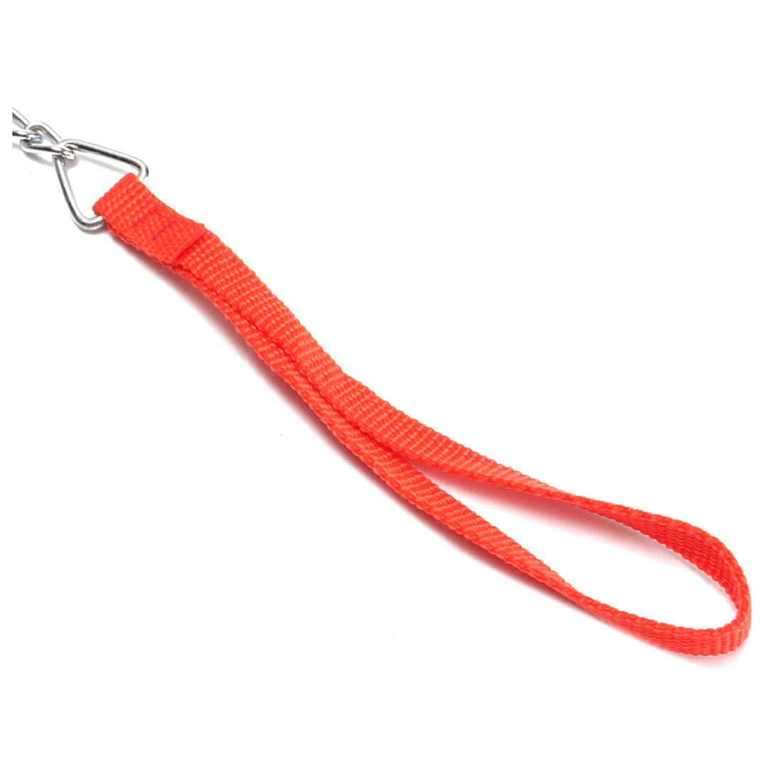 Corrente de Metal Heavy Duty para Cão, Andando Leash Clip, Punho Vermelho, Cachorro, 1.6m