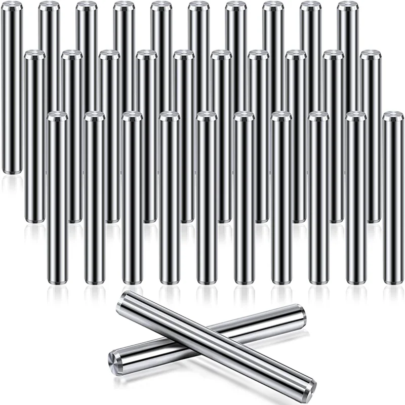 32 Pieces 5 mm x 40 mm Shelf Brackets Pegs Shelves Dowel Pins Stainless Steel Shelf Pins Metal Bookshelf Pegs Support