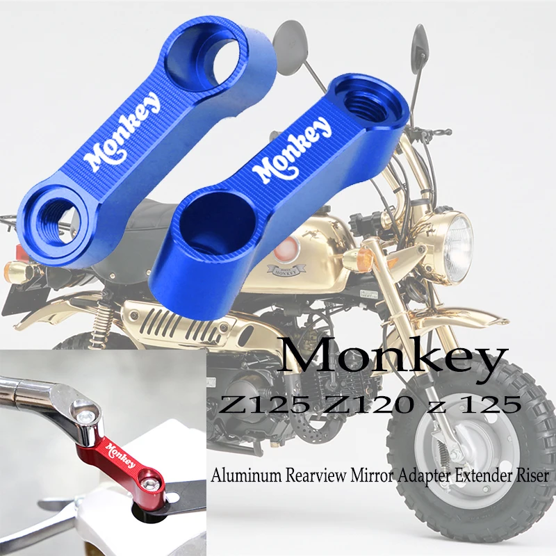 2026 sell well For Honda Monkey  Z125 Z120 125 2018-2024 Motorcycle Accessories Rearview Mirrors Extension Riser Extend Adapter
