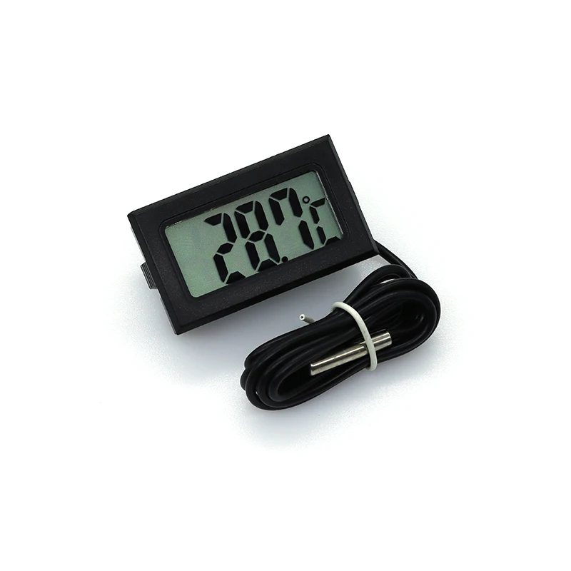 LCD Digital Thermometer Temperature Sensor Temperature Tester Detector Monitor with 1M 3M  Senor Cable for Aquarium