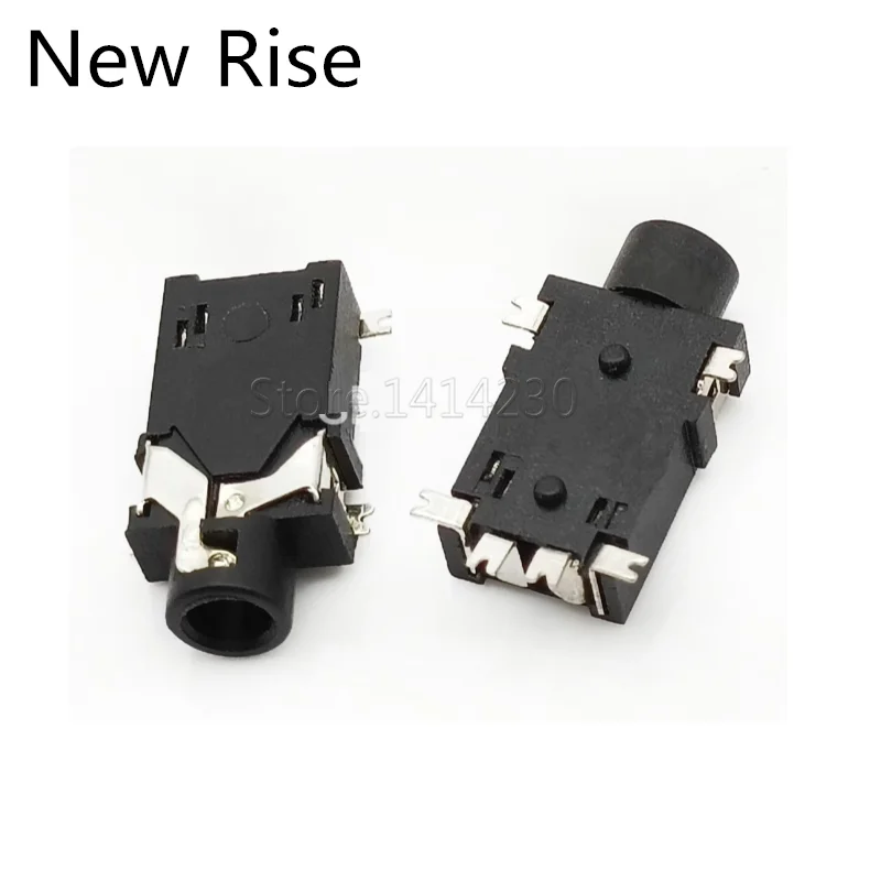 

10 шт. 2,5 мм разъем для наушников PJ228 SMT 6PIN PJ-228 6P 2,5 аудио гнездо
