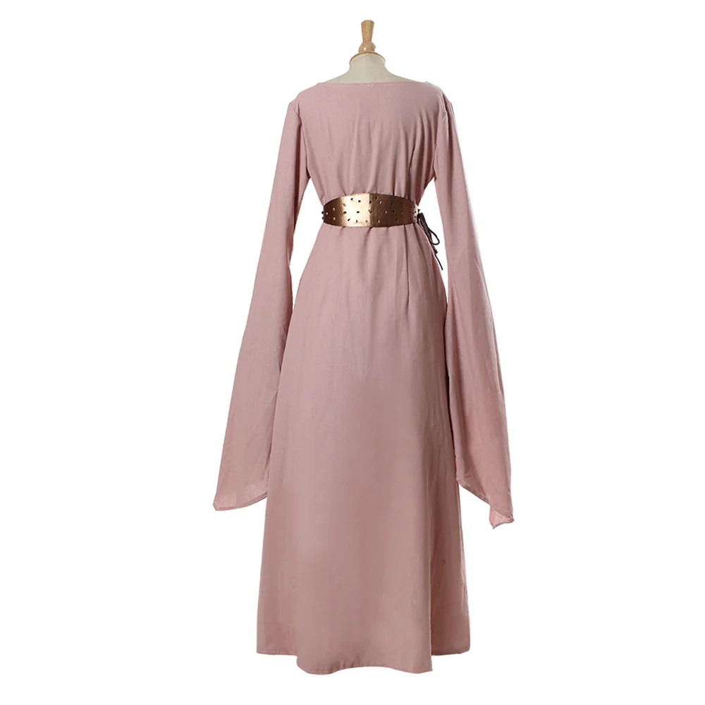 TV-Serie Sansa Cosplay Stark Kostüm Rosa Kleid für Frauen Halloween Party Bühnenoutfit