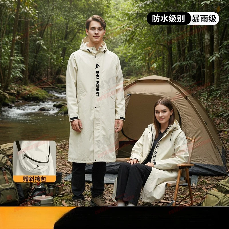Damen Langer Regenmantel Windd – Outdoor Camping Jacket Bewertung und Preis