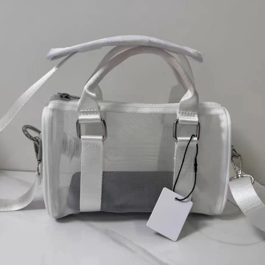 

LO Мини-полая сумка с улучшенным дизайном, износостойкая косая сумка двойного назначения с сетчатой поверхностью на одно плечо