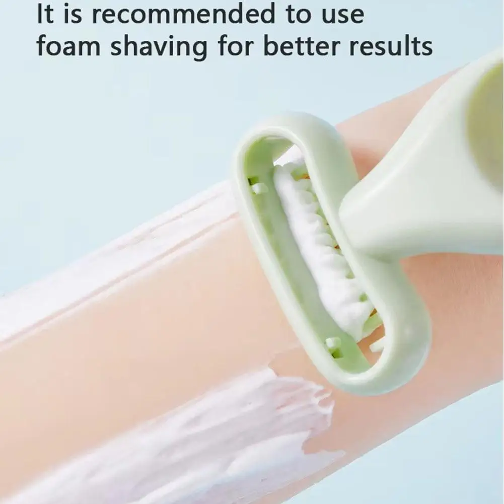 Ladies Mannual Razor Non-Sensory Armpit Hair Razor Leg Hair and Armpit Hair Razor Macro Blade Gentle Shaving