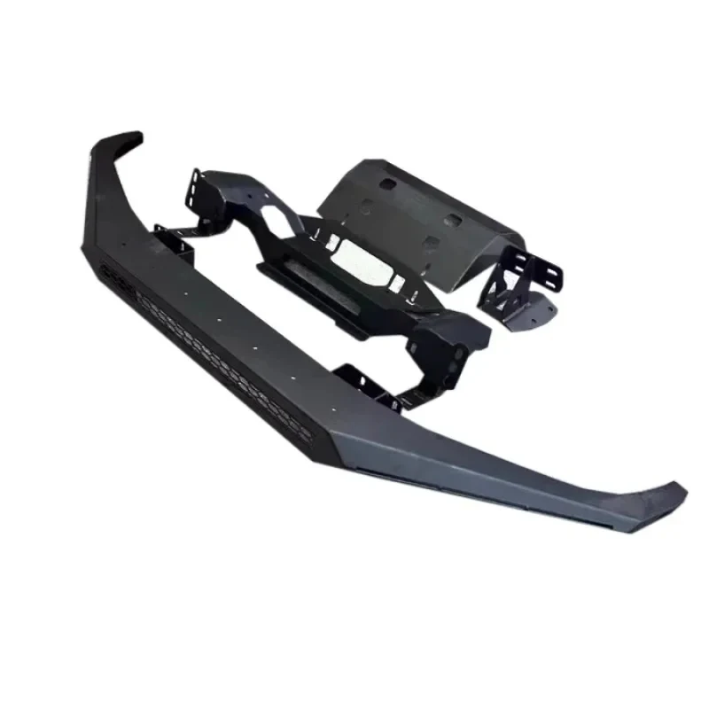 High Quality 4X4 Offroad Black Steel Front Bull Bar Bumper Exterior Accessories For Pickup Truck