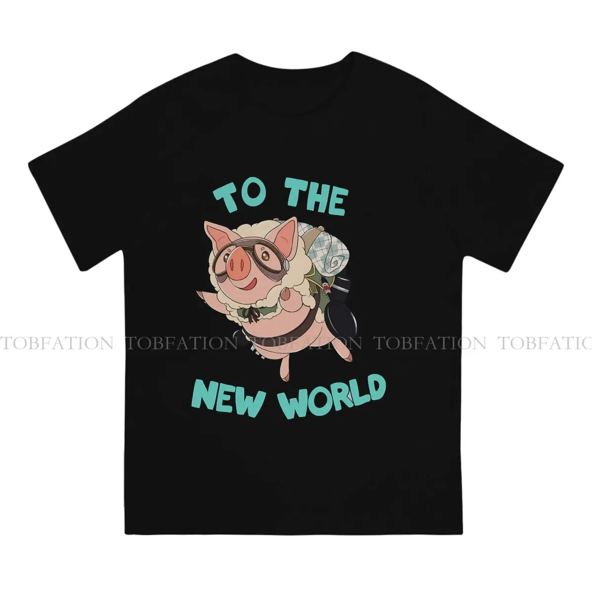 Monster Hunter World Poogie Round Collar TShirt Pig Animal Pure Cotton Classic T Shirt Man's Clothes Individuality Hot Sale