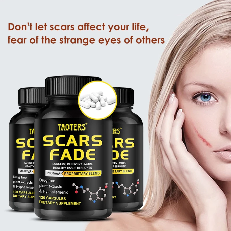 

L-Glutathione Supplement Scar Removal Capsules Scar Fade Remove Mark Repair Skin Protection Healthier Tissue Response