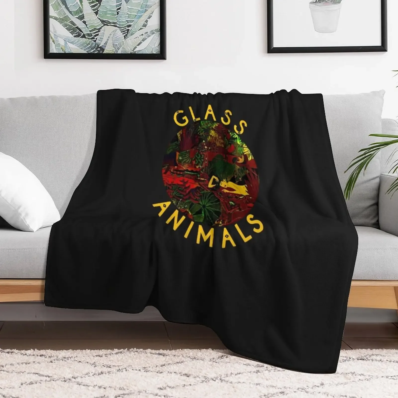 Glass Animals Throw Blanket Stylish Decor Blanket Gift for Friends Roommate