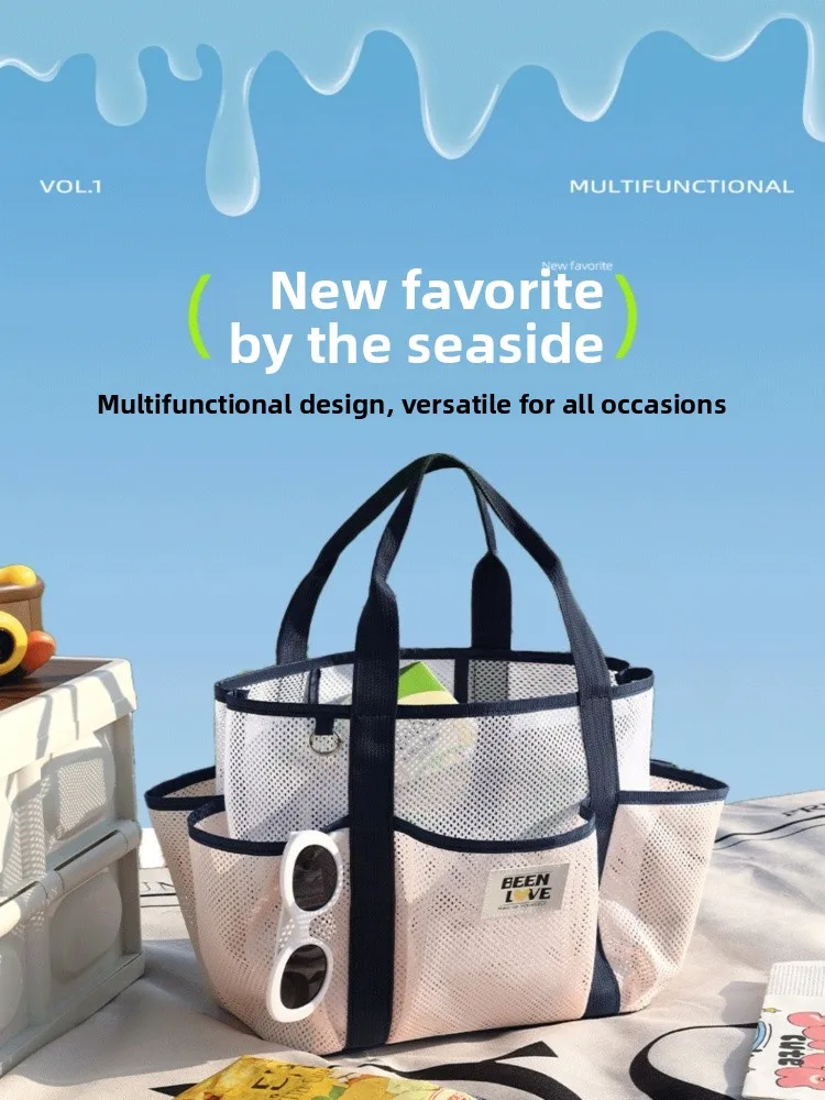 

Большая сумка для плавания Capaci Me Handheld Fitn Beach Travel Storage Bag для водных видов спорта и повседневного использования Casual Chic Sle