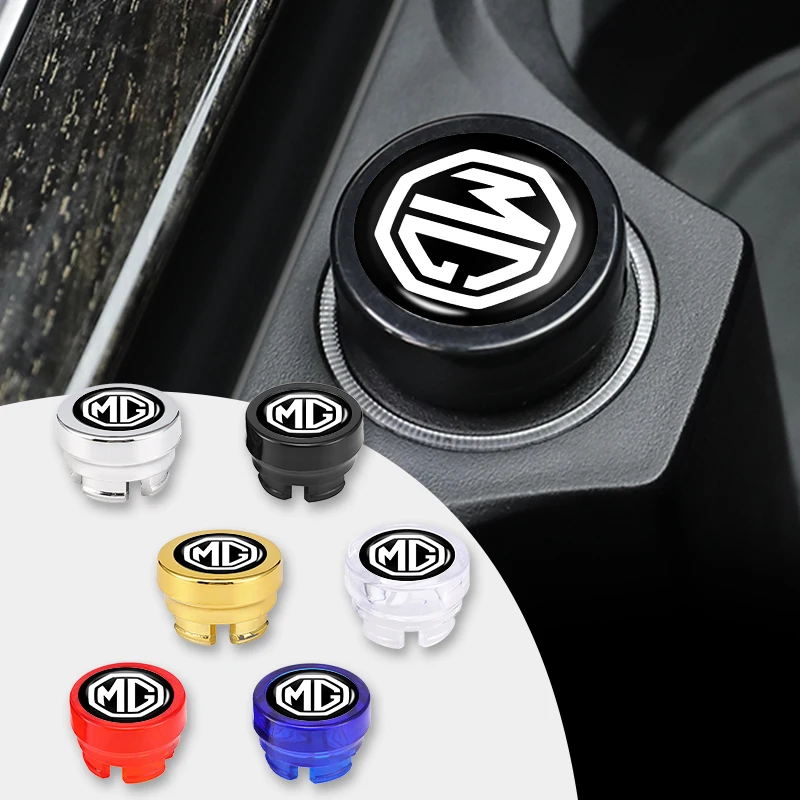 

Car Cigarette Lighter Cover DustProof Decoration Cap Accessories For Morris Garages MG 3 5 6 7 HS ZS GS Hector TF GT ZR RX5 RX8