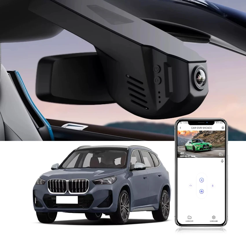 

4K Dash Cam for BMW 1/2/3/4/5/6/7 Series F Chassis & X1-X7 M, for BMW F01,F07,F10,F11,F12,F21,F25,F30,F31,F36,Plug&Play Dashcam
