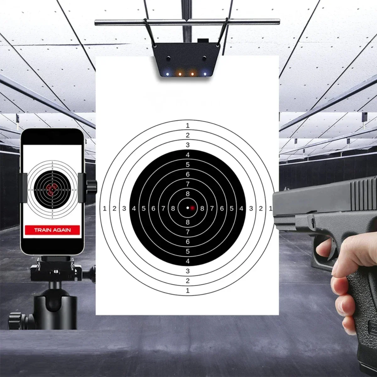 9mm Red Dot Laser Training Bullet 9x19mm/380ACP/38spl/223Rem Dry Fire Laser Trainer Cartridge Hunting Laser Training Bore Sight