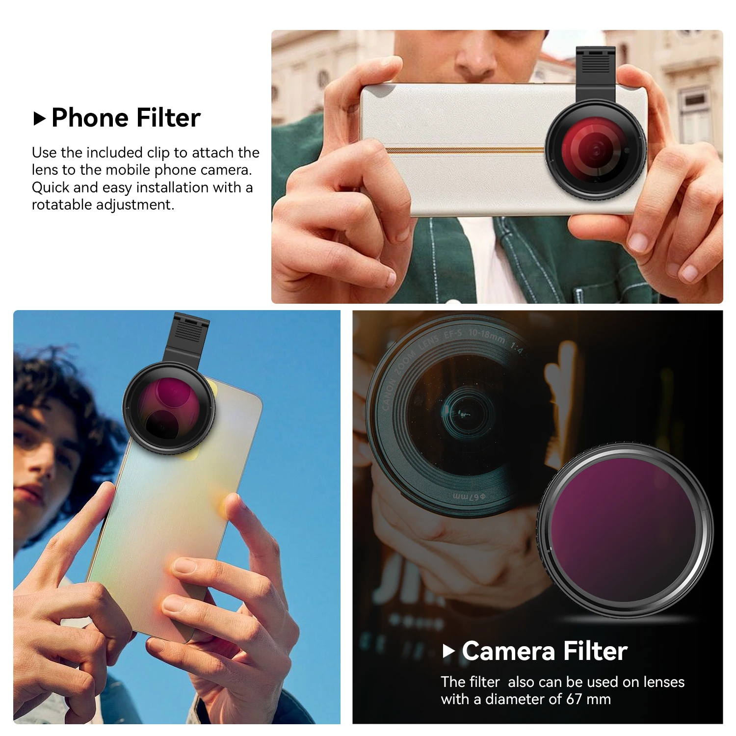 Рисунок 3 - Поляризационные фильтры CPL APEXEL