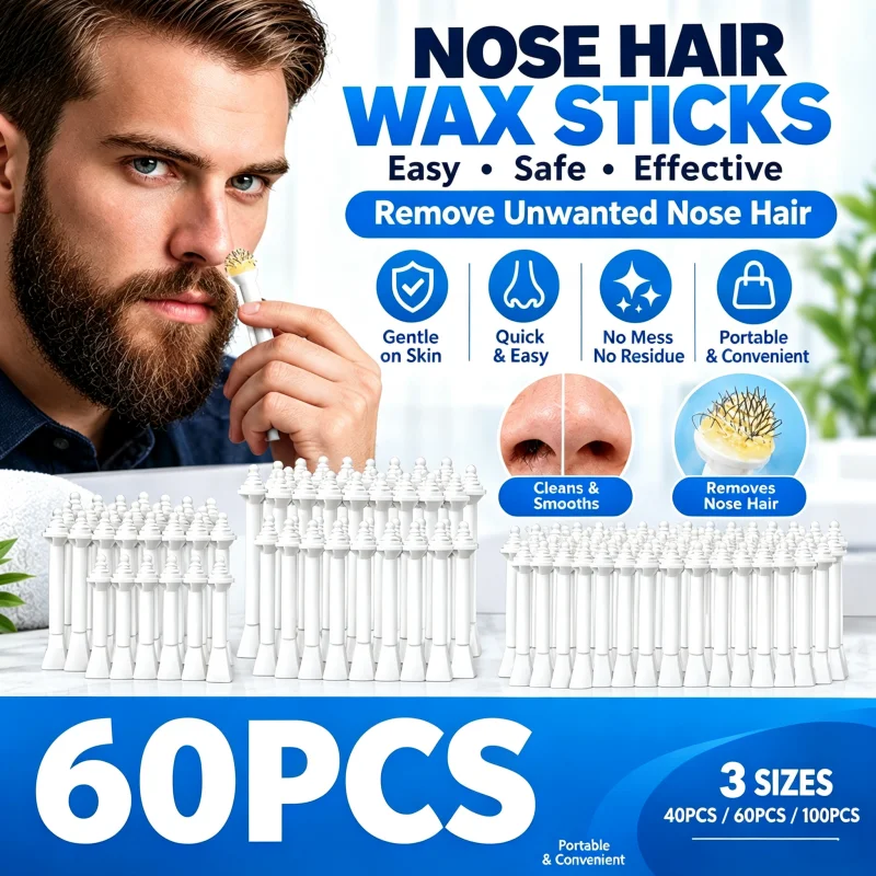 Unisex Einweg-Nasenhaar-Entferner Sticks Schnell Einfach Tragbar Ohne Rückstände Nasenhaar-Entfernungs-Applikator – Detail 4
