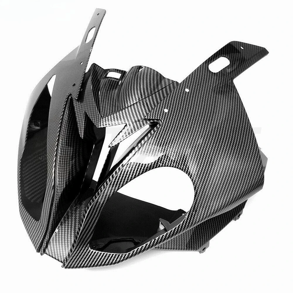 Carbon Fiber Pattern Headlight Cowl Fairing for BMW S1000RR 2015 2016 2017 2018 Front Lamp Cover Panel