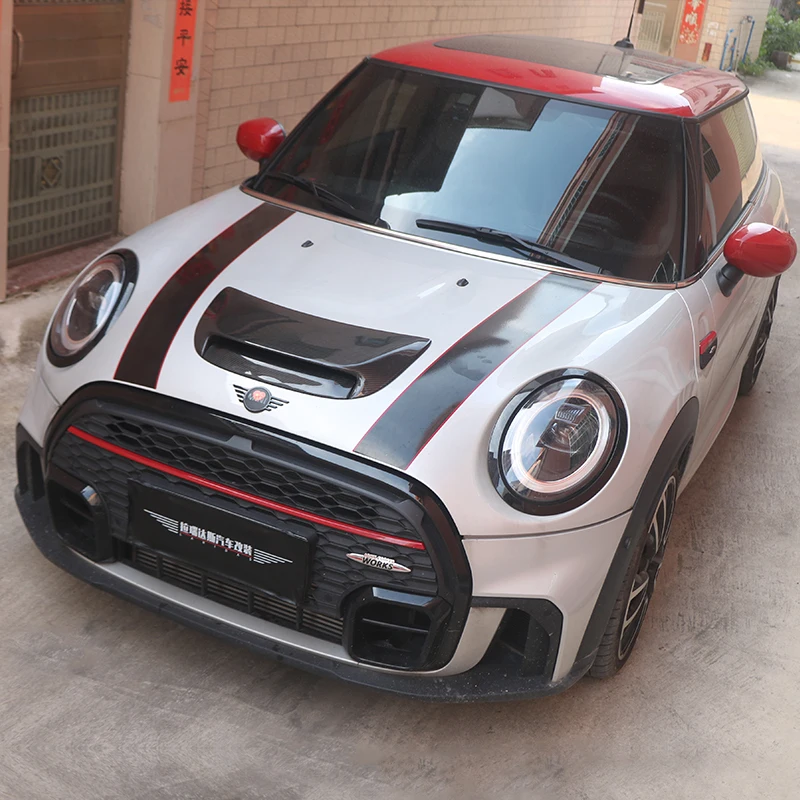 Carbon Fiber Hood Scoops For MINI JCW COOPER S F54 F55 F56 F57 2014-2023 Cooling Vent Car External Accsesories Body Kit