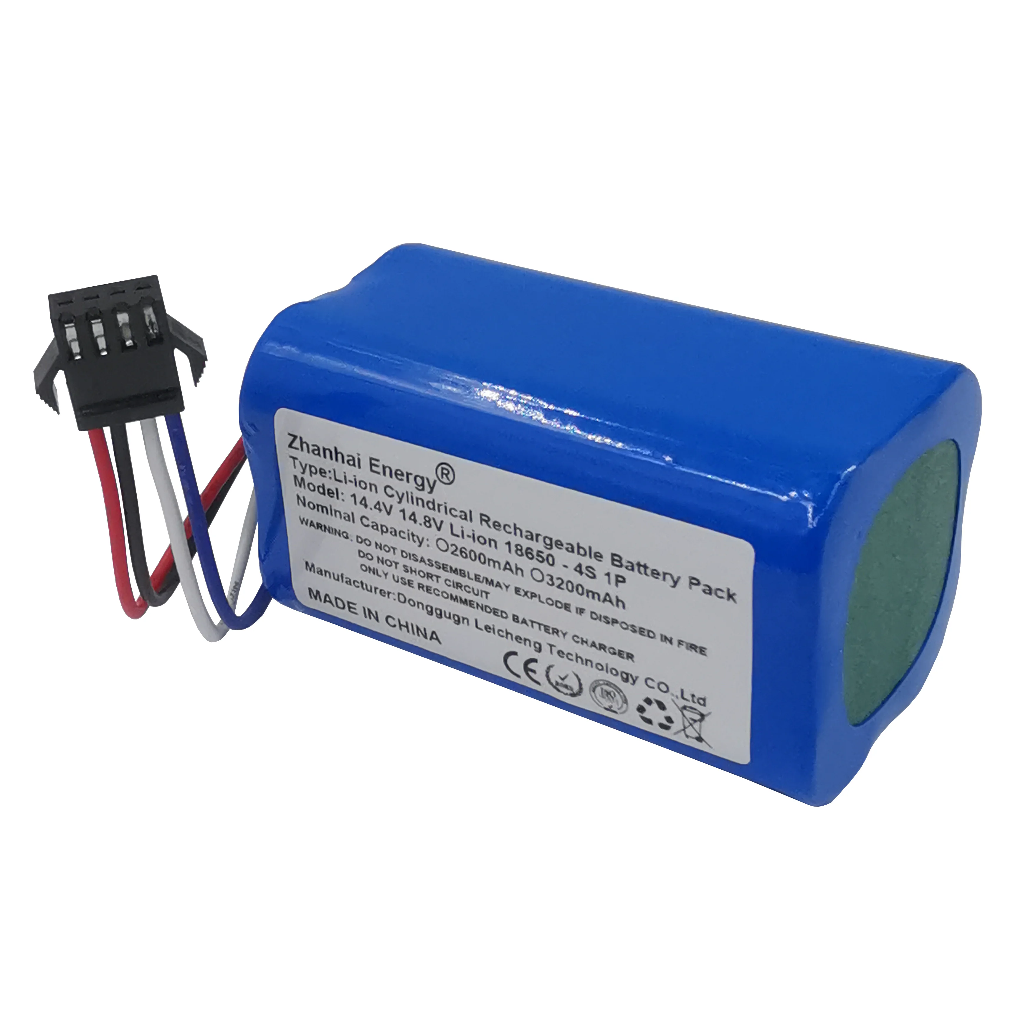 حزمة بطارية ليثيوم أيون أسطوانية قابلة لإعادة الشحن ، أسطوانية V ، من من من من من من نوع Toshiba ، مناسبة لروبوت الكنس TB33 ، TB35 ، C340BL 06