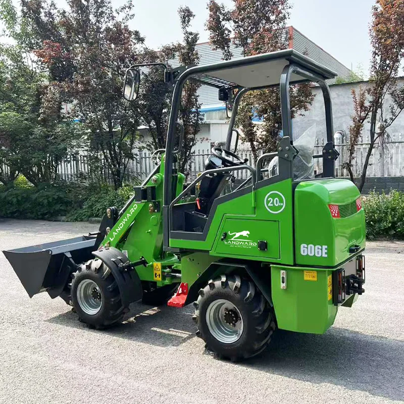China Electric Loader Tools Farm Home Battery 2 Tons Mini Loader Loading Unloading Handling 0.3m³ Mini Diesel Loader Customized