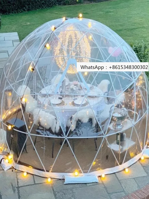 Outdoor Camping Homestay Bubble House Transparent Ball Starry Sky Villa Restaurant Hotel Mongolian Yurt Tent