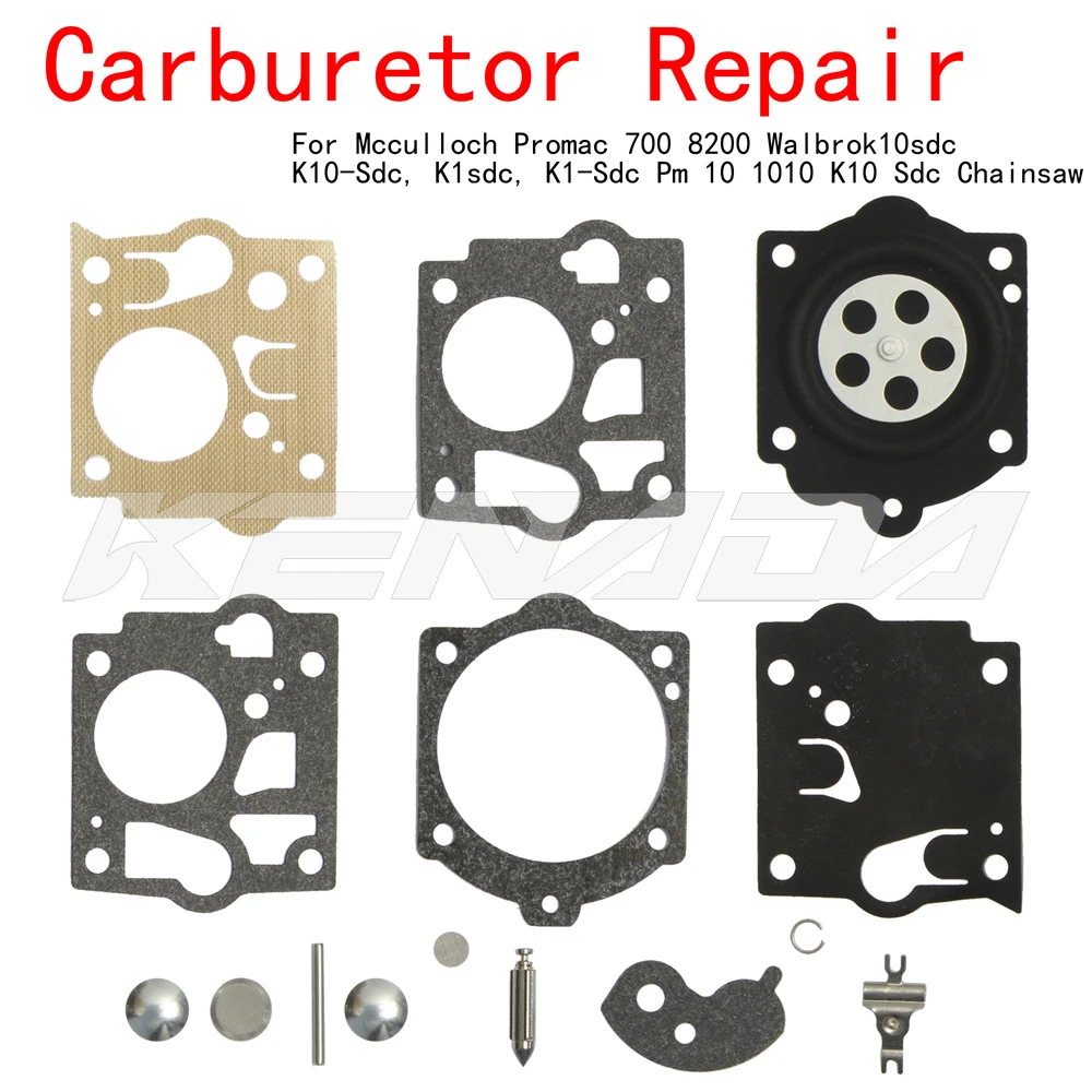 

Carburetor Repair Kits For Mcculloch Promac 700 8200 Walbrok10sdc K10-Sdc K1sdc K1-Sdc Pm 10 1010 K10 Sdc Chainsaw