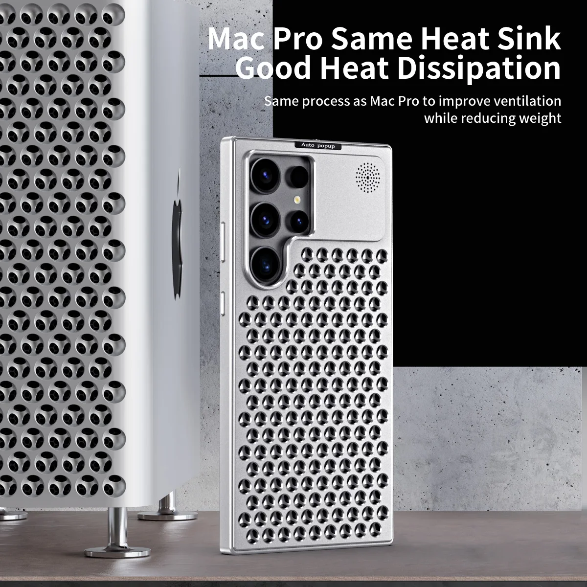Aluminum Alloy Metal Aroma Phone Case for Samsung Galaxy S25 Ultra S24 Ultra S23 Ultra Perfume Heat Dissipation Shockproof Cases
