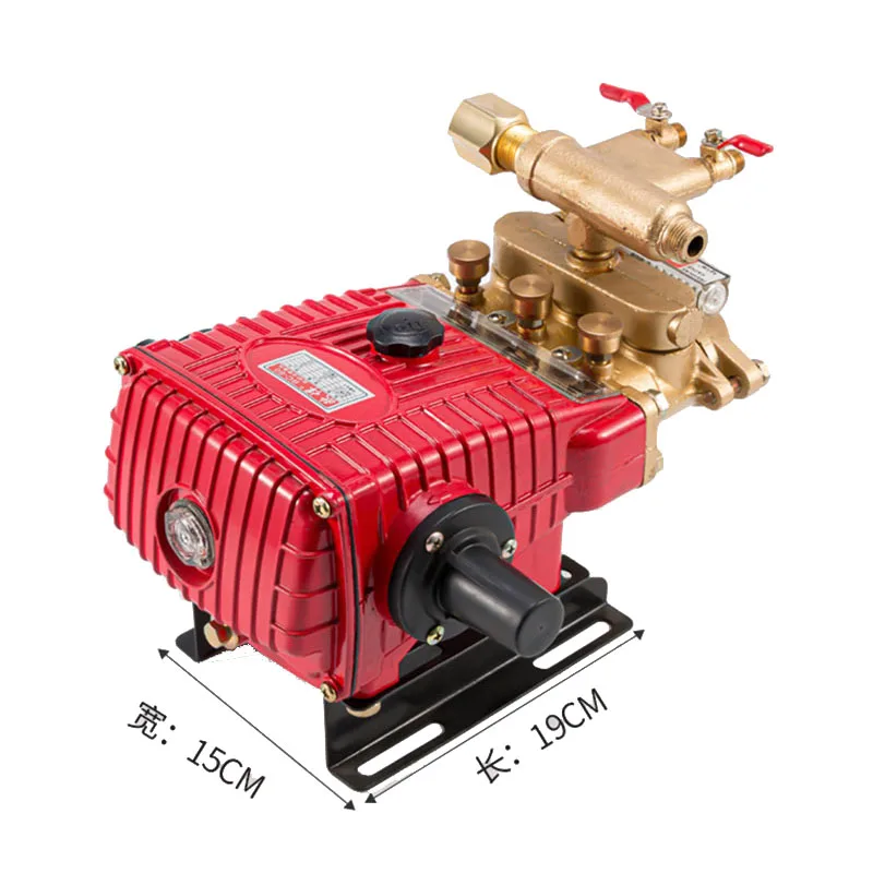 26/60 Agricultural Three Cylinder High-Pressure Cleaning Pump Spray Machine Greening Garden Pressure Pump Car Wash Pump Head