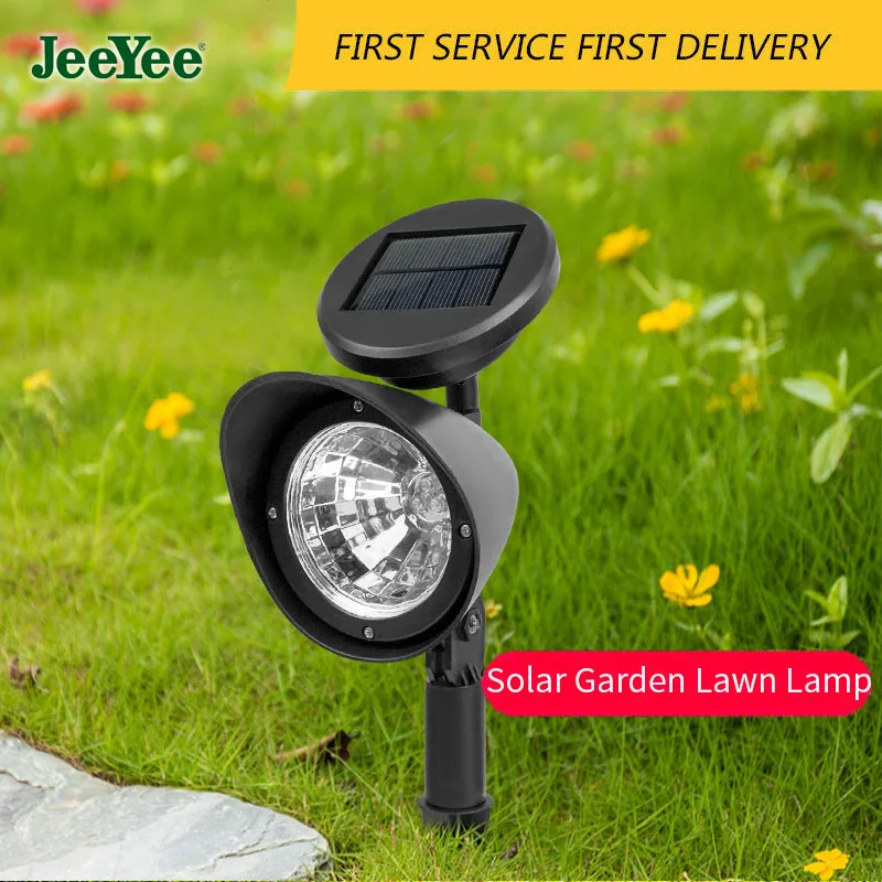 JEEYEE  Garden Angle Adjustable Solar Spotlight Led Solar Lights Spotlight Waterproof Solars Garden Path Villa Light Lawn  Lamp