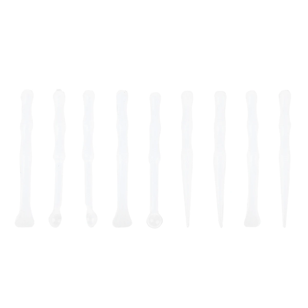 

9 Pcs Silicone Stirring Rod Glue Stirrers Mixing Stick Epoxy Sticks Coffee Color Modulation Spoons Jewelry Making Tool Mold
