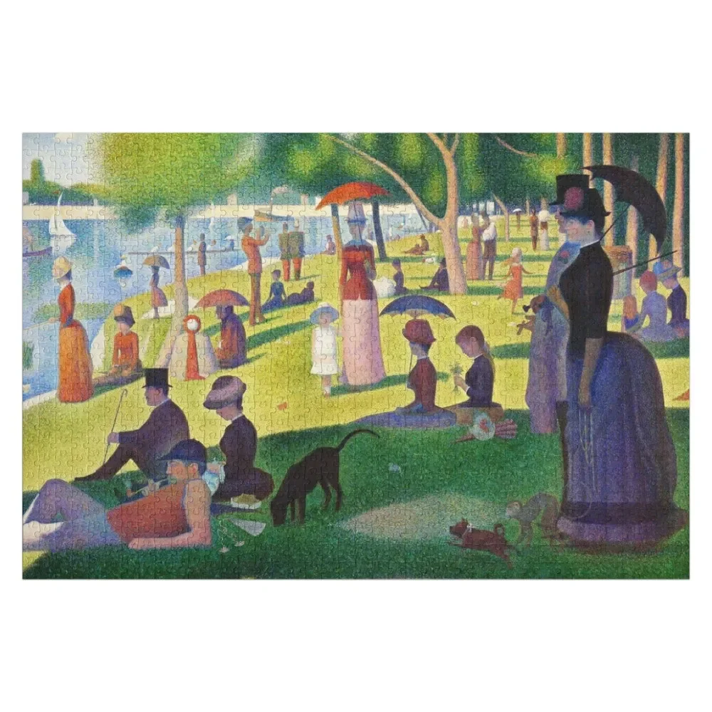 

A Sunday on La Grande Jatte Jigsaw Puzzle Wooden Name Wooden Adults Puzzle