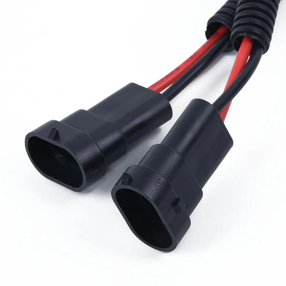 Achieve optimal performance for your H11 H8 H9 lamps with Extension Wiring Harness Sockets Wire, Quality connectors 1 Pair