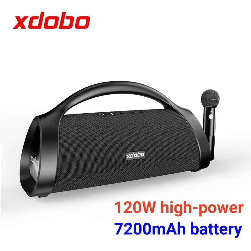 2023 XDOBO New Model Beast-1982 120W Big Power Bluetooth Speaker Deep Bass Wireles Portable Karaoke Speaker with Mic for Outdoor