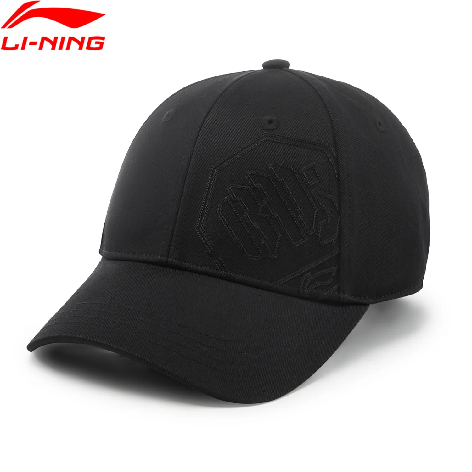 Li-Ning Unisex BADFIVE Baseball Cap Cotton 56-60cm Breathable Men Women Comfort Caps LiNing Classic Hat AMYV003