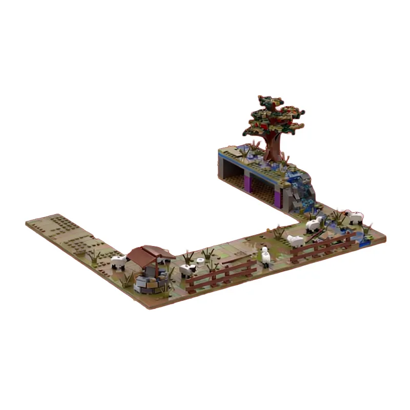 767 pièces Scène de Noël Urbaine à Expander MOC Blocs de Construction Modulaires Personnalisables Design Créatif Jouet Éducatif DIY Cadeau de Noël