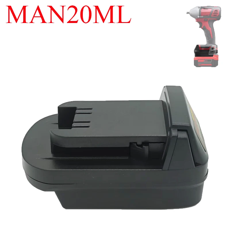 

MAN20ML Battery Adapter Converter for Craftsman V20 20V Batteries Compatible with For Milwaukee M-18 Battery Cordless Power Tool