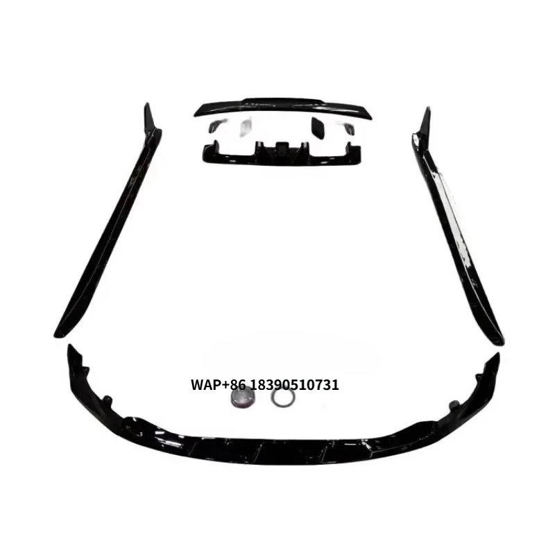 

Auto Parts G80 MP Black Knight Style Bumper Side Skirts Front and Rear Lips Rear Spoiler Body Kit for G80