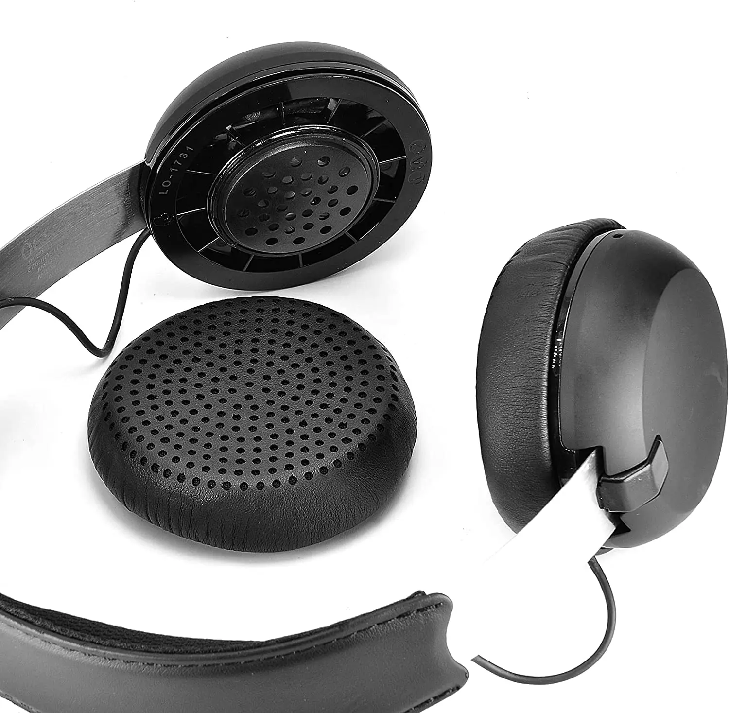 JHZZWJ Vervangende Oorkussens Voor Skullcandy Grind – Kunstleer, Traagschuim Met Hoogfrequente Hitteperstechnologie