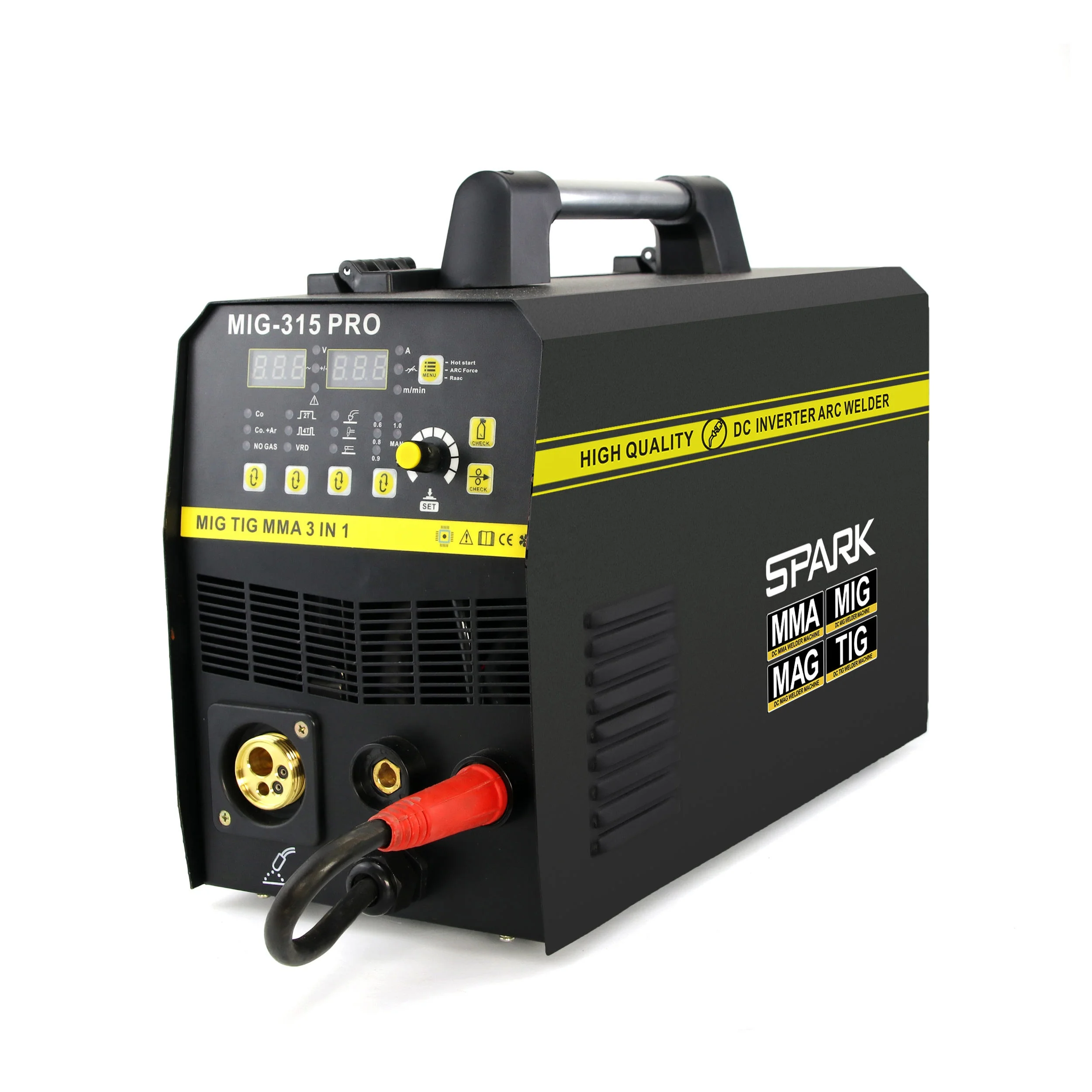 Spark 200A welding machine soldering iron welder s 3 IN 1 MMA/MIG/TIG inverter   arc welders