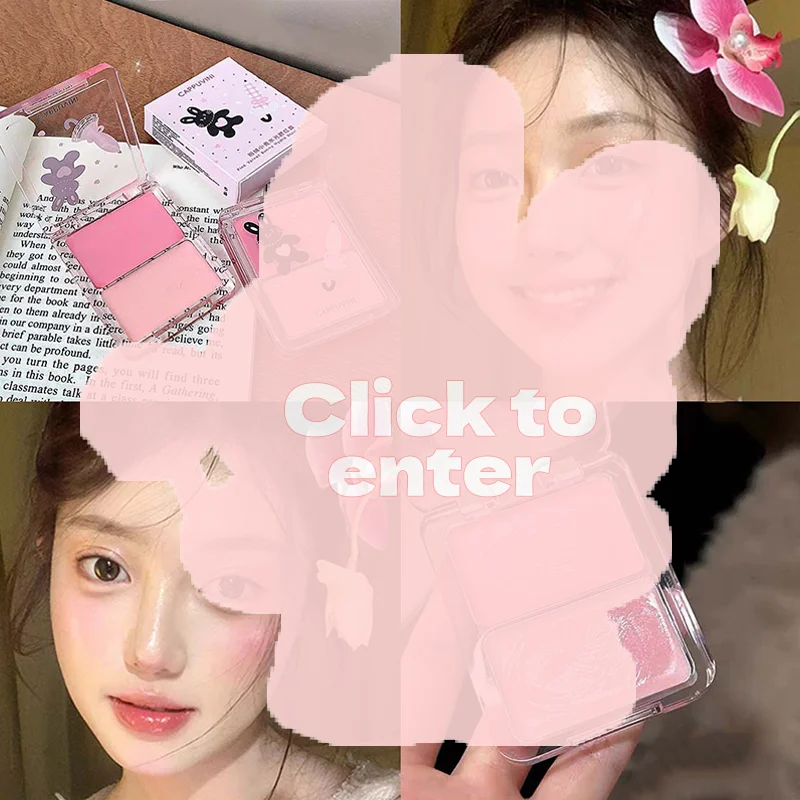 카푸비니 워터 샤이닝 치크 블러쉬 하이라이터 크림 하이 글로스 글리터 루즈 내추럴 브라이트닝 페이스 컨투어링 블러쉬 메이크업