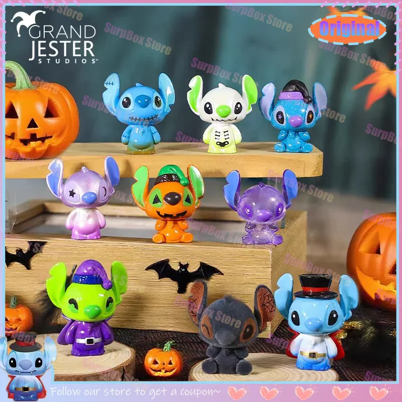

Disney Stitch аниме периферийные мини-слепая коробка-глощающая ночь модель статуя фигурка для детей модный крутой подарок на Хэллоуин