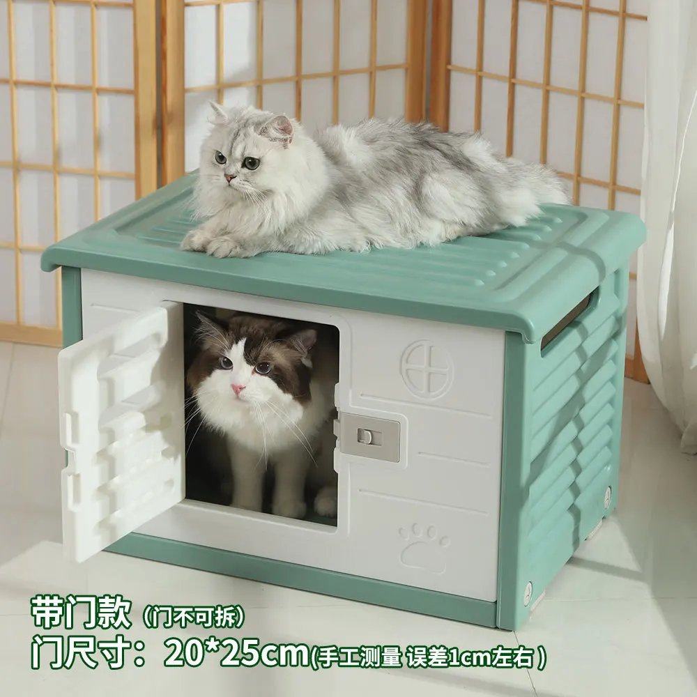 

Cat's Nest Warm in Winter Cat House Outdoor Rainproof Dog's Nest Winter Outdoor Nest