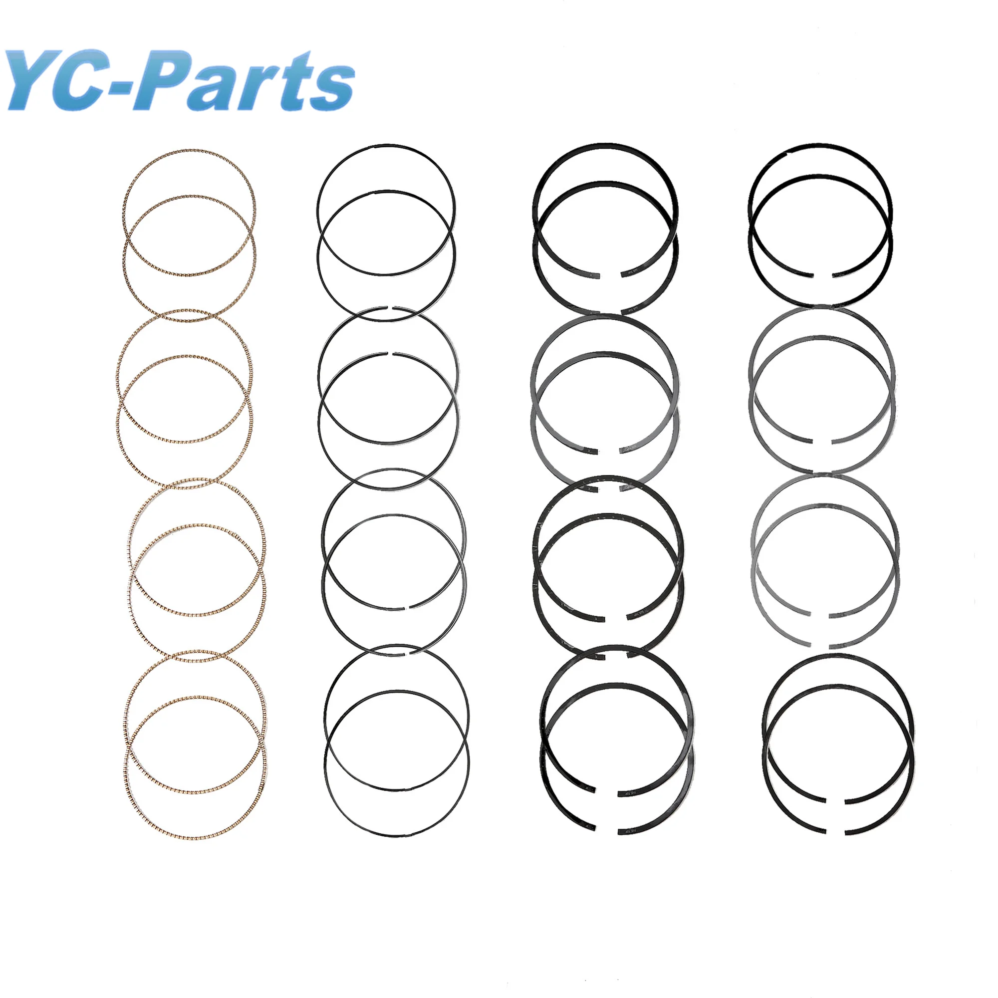 11257649927 S63B44B 4.4L V8 Engine 89mm Piston Ring Set for BMW 5 (F10) 550 i xDrive Gran Turismo 6 7 8 Coupe (F13) M6 X5 X6