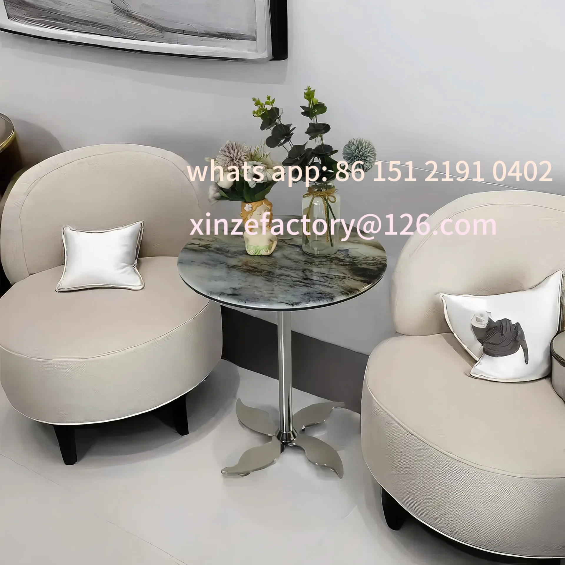 

Customizable side table, round coffee table, living room sofa side corner table mobile small round table club tea table wholesal