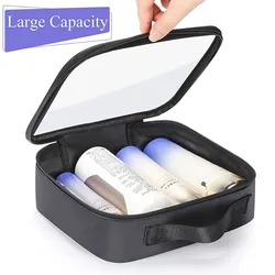 Borsa da viaggio portatile borsa da viaggio per trucco impermeabile trasparente femminile custodia per cosmetici di grande capacità per donna di bellezza