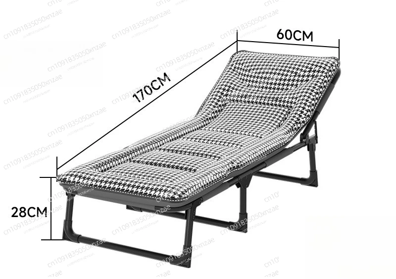 

Lunch break folding bed single bed recliner office simple portable home escort multi-functional technology nap artifact