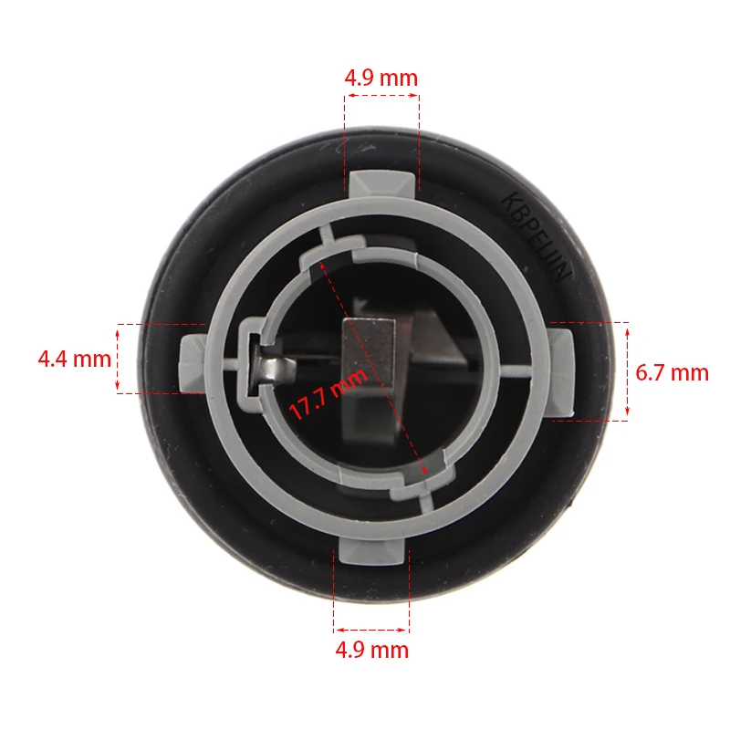 1Pcs For Ssangyong Actyon Great Wall Car Lights 1156 Bulb Base Socket Lamp Holder Accessories