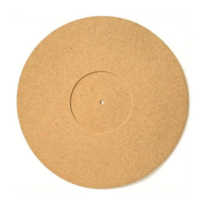 Records Player Slipmat Mats Turntables Pad Antistatic Cork NonSlip, Thick Vinyls Player Pad for Demanding Audiophiles