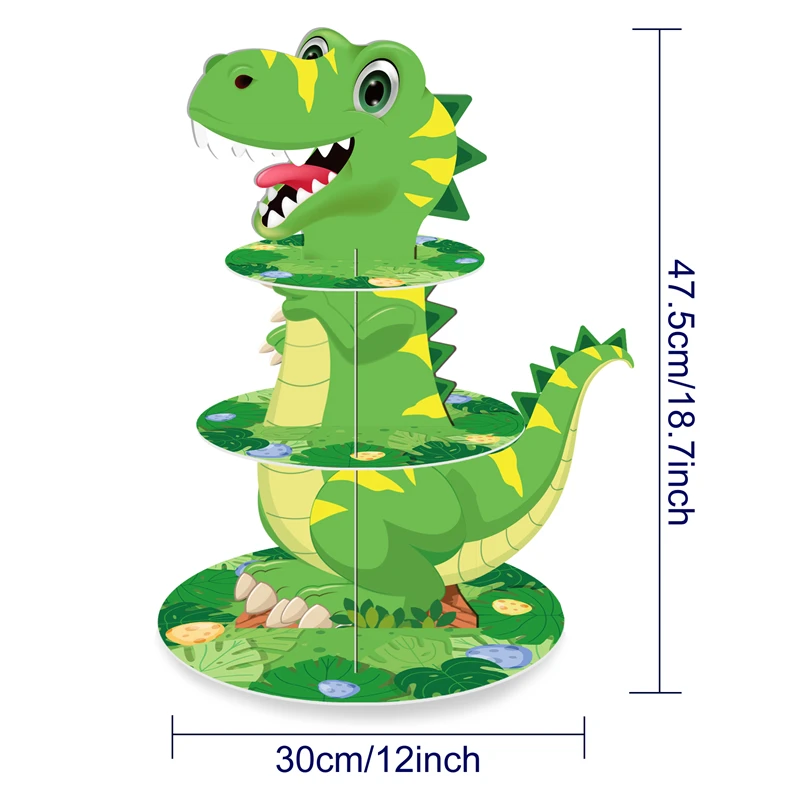 Zestaw do dekoracja urodzinowa dinozaurów w nowym świat jurajski dostarcza balony na brzuszkowe z talerzem papierowe serwetki dinozaura