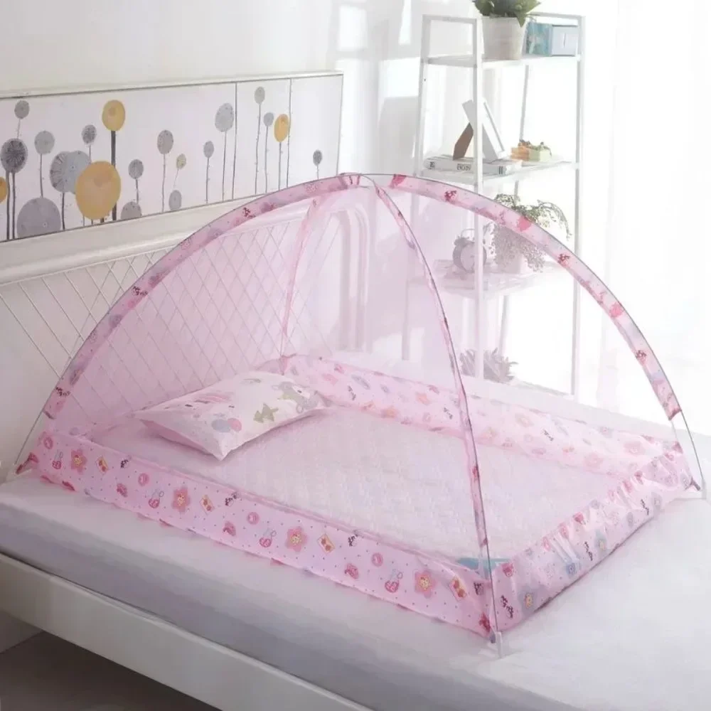 Children's Mosquito Net Bottomless Foldable Magic Installation-free Yurt Mosquito Net Crib Floor-standing Mosquito Net Cove