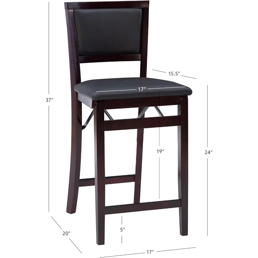 Voltar Folding Counter Stool, Home Decor, Keira Pad, 24"